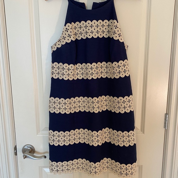 Lilly Pulitzer Dresses & Skirts - Lilly Pulitzer ‘Annabelle’ Gold Lace Appliqué